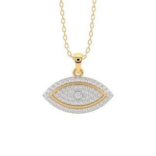 Goddess Eye Diamond Pendant